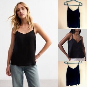 UO Black Cami Blouse